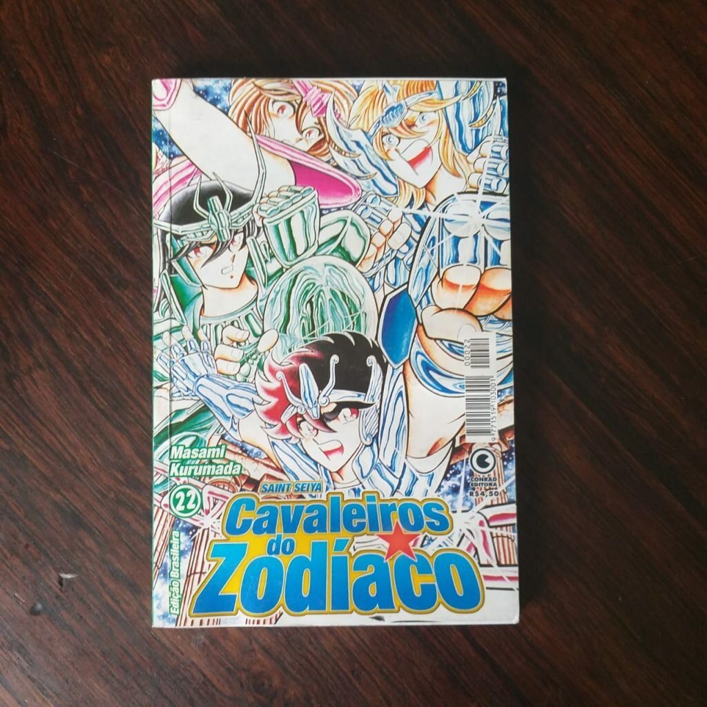 Cavaleiros do Zodíaco (Saint Seiya) Nº 22 (Editora Conrad) Agosto 2002 (Mangá)