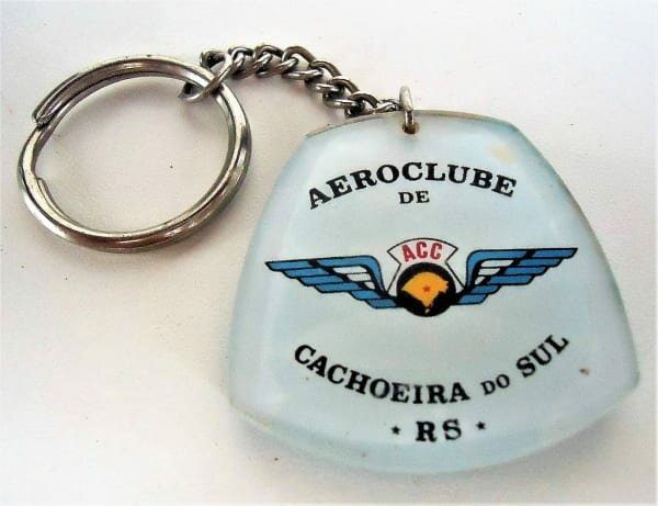Chaveiro em Acrilico - Aero Clube Cachoeira do Sul ( RS ) - Anos 70