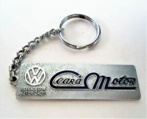 Chaveiro em Metal Concessionária VW Ceará Motors - Anos 70