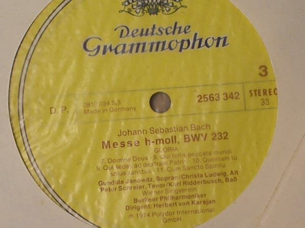 | Casa do Colecionador Colecao 3 Discos Musica Classica J Sebastian Bach Made In Germany Alemanha Parada 1974 Discos Em Perfeito Estado 7