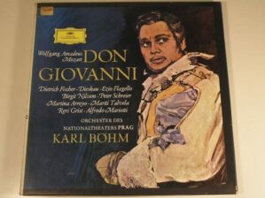 Coleção 4 discos Musica Clássica Wolgang Amadeus Mozart, Karl bohm e outros. / Orquestra do teatro de praga - Série de Luxo - 1977 / Discos novos excelente estado.