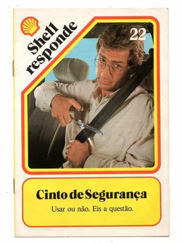 | Casa do Colecionador Coleção Shell Responde - Nº 22 - Anos 80 - Cinto de Segurança