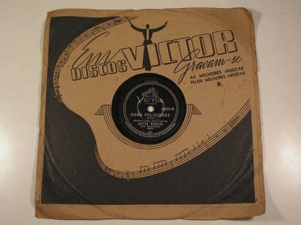 Disco Antigo Italiana - "Valsa" - *Carlos Galhardo" e "Valsa" Dona Felicidade - Castro Barbosa