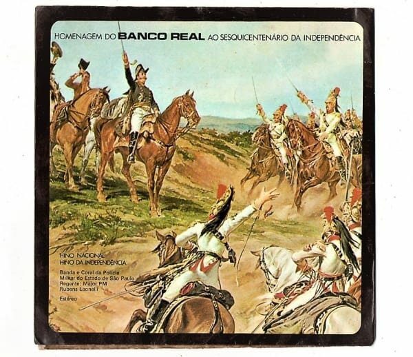 | Casa do Colecionador Disco - Compacto Duplo Promocional - Hino Nacional do Brasil - Banco Real - Vinil - Anos 70