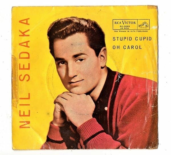 | Casa do Colecionador Disco - Compacto Simples - Neil Sedaka - Stupid Cupid / Oh Carol - Vinil - Anos 60