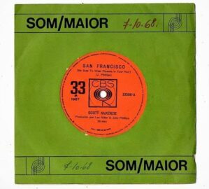 Disco - Compacto Simples - Scott McKenzie - San Francisco - Vinil - 1967
