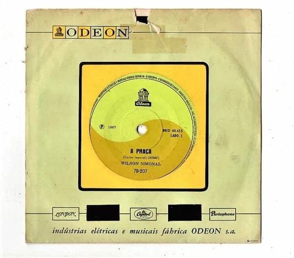 | Casa do Colecionador Disco - Compacto Simples - Wilson Simonal - A Praça - Vinil - Anos 60