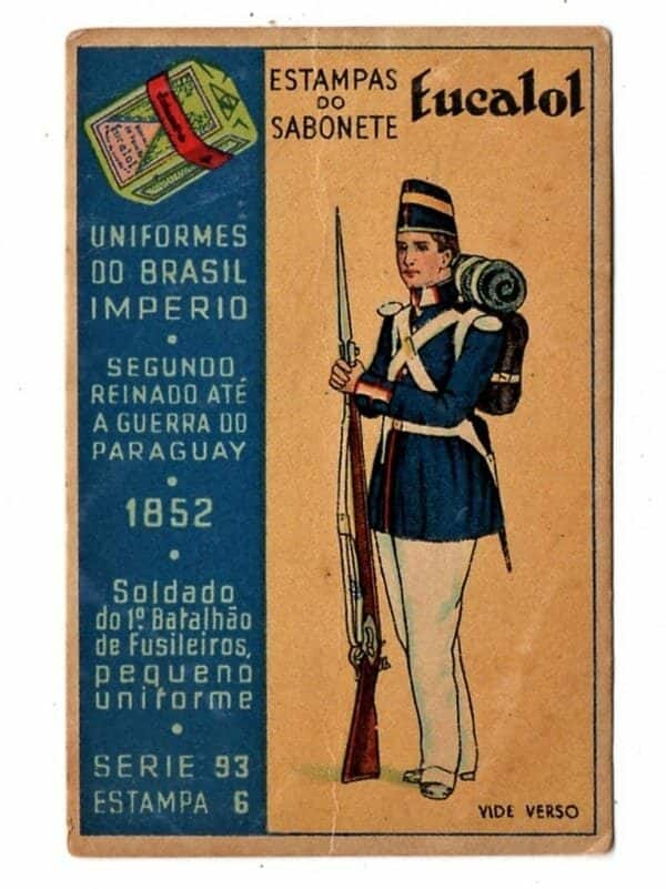 | Casa do Colecionador Estampas Eucalol - Uniformes do Brasil - Imperio - Série 93 - Estampa 6 - Anos 30 / 40 - 1° Emissão