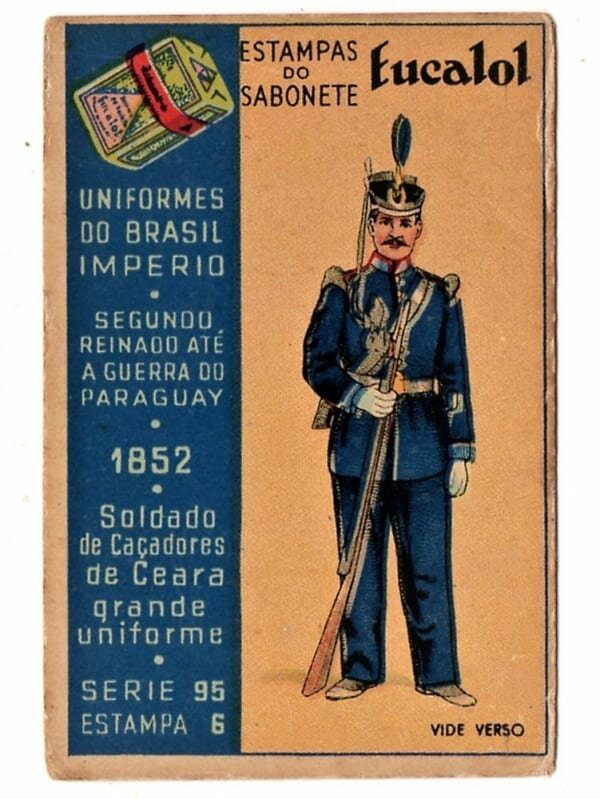 | Casa do Colecionador Estampas Eucalol - Uniformes do Brasil - Imperio - Série 95 - Estampa 6 - Anos 30 / 40 - 1° Emissão