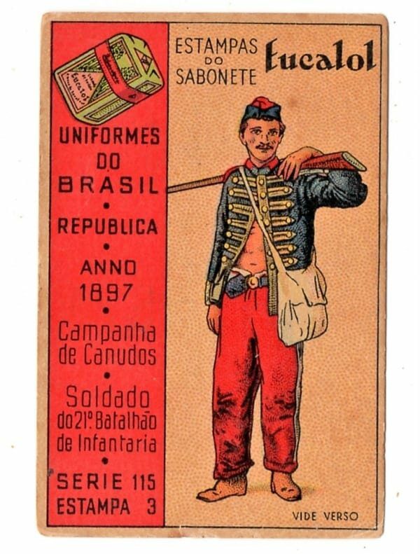 | Casa do Colecionador Estampas Eucalol - Uniformes do Brasil - Republica - Série 115 - Estampa 3 - Anos 30 / 40 - 1° Emissão