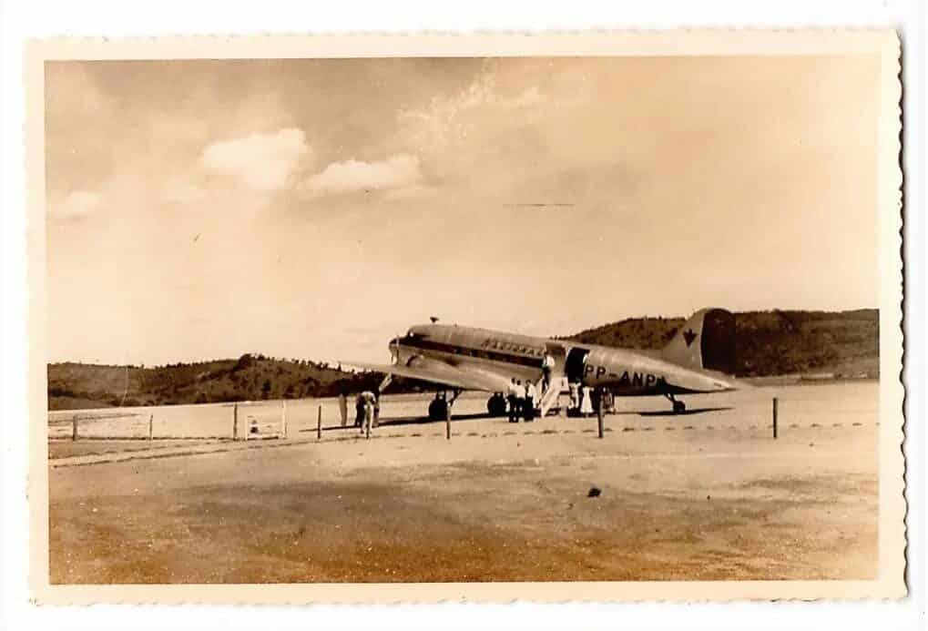 | Casa do Colecionador Fotografia Antiga Douglas DC3 C-47 DL ( PP-ANP ) - Transportes Aereos Nacional Anos 50