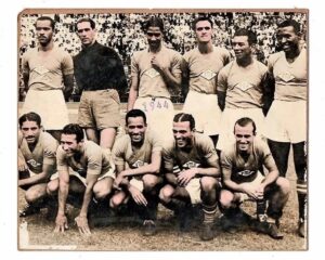 Fotografia Antiga Seleção Carioca De Futebol 1944 - Federação Metroplitana de Futebol