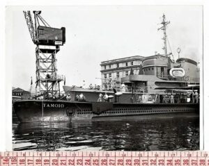 Fotografia Antiga - Submarino Tamoio S-13 - Marinha Brasil - Anos 50
