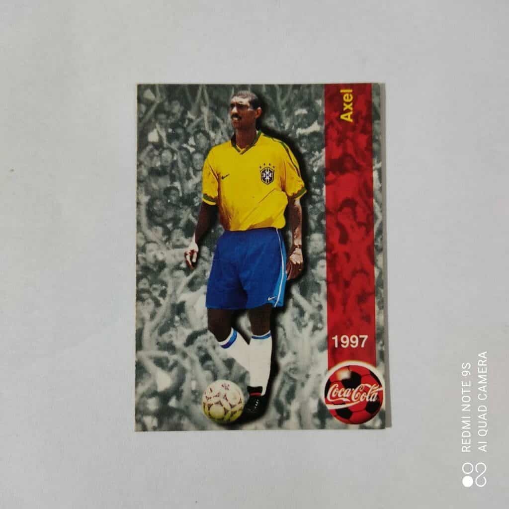 Futcard Coca Cola - Panini - Seleção Brasileira - Copa América 1997 Nº 09 - Axel