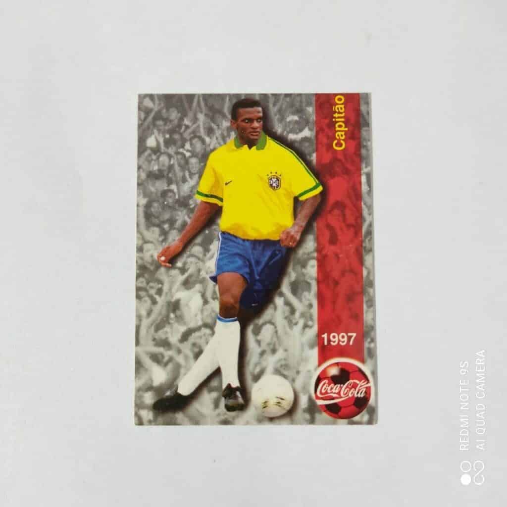 Futcard Coca Cola - Panini - Seleção Brasileira - Copa América 1997 Nº 12 - Capitão