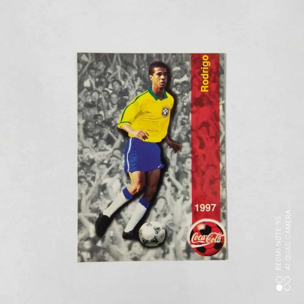 Futcard Coca Cola - Panini - Seleção Brasileira - Copa América 1997 Nº 38 - Rodrigo