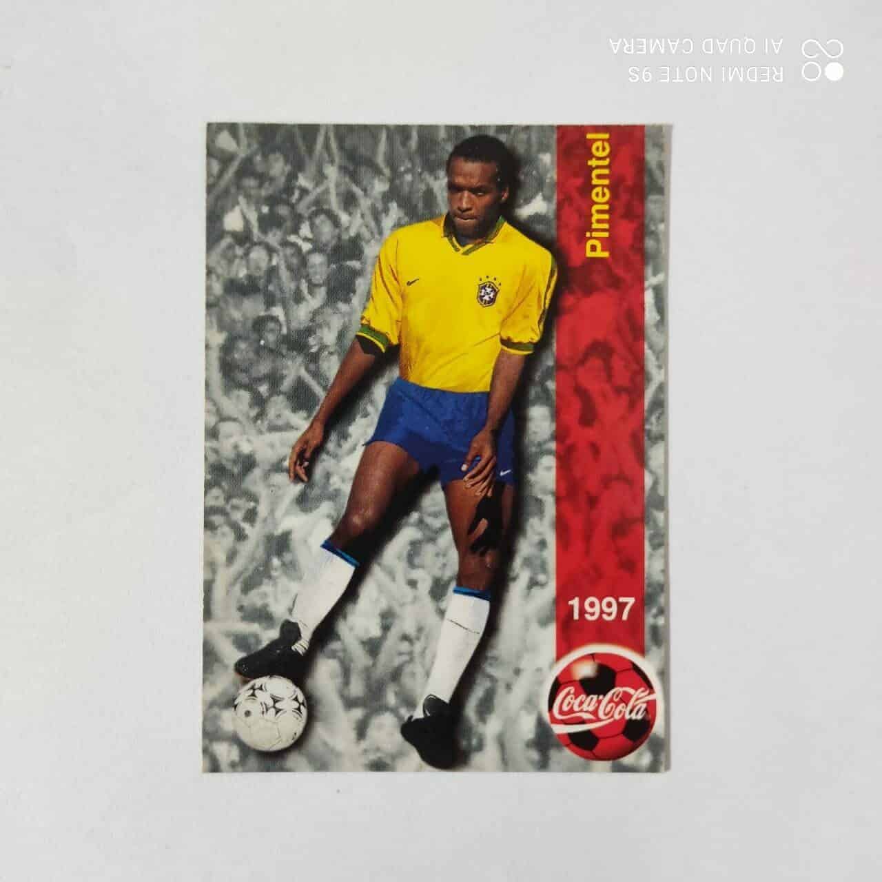 Futcard Coca Cola - Panini - Seleção Brasileira - Copa América 1997 Nº 50 - Pimentel