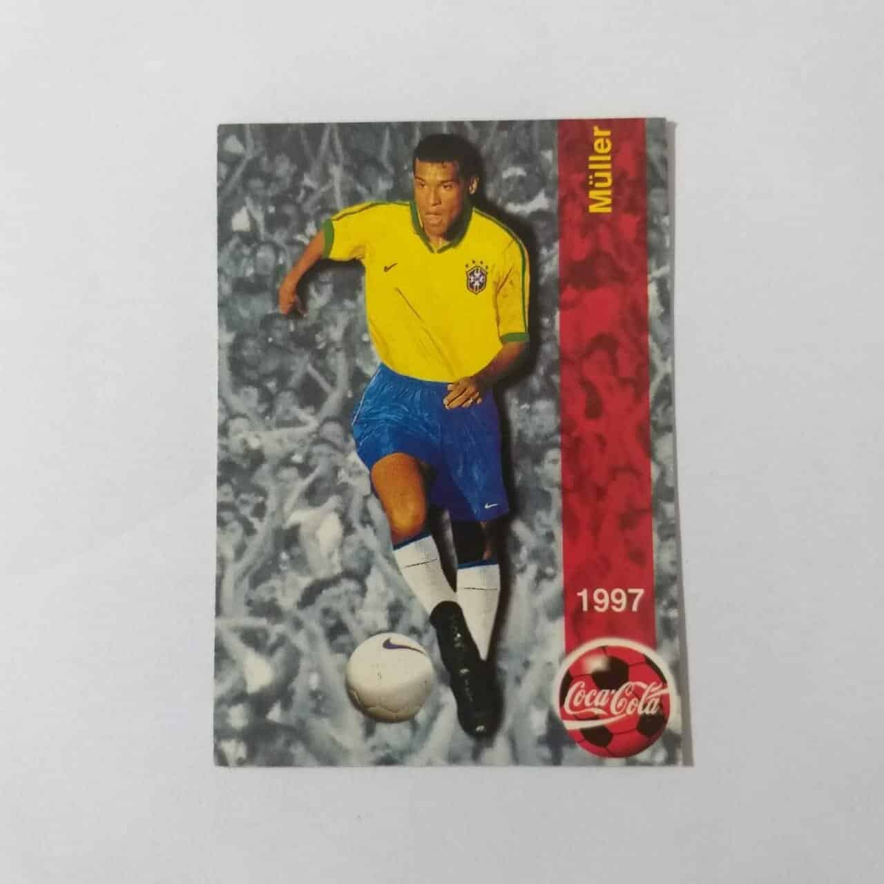 Futcard Coca Cola - Panini - Seleção Brasileira - Copa América 1997 Nº 59