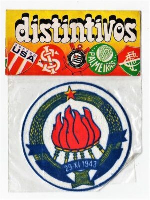 Futebol - Escudo Banderart - Seleção da Iugoslavia - Anos 70