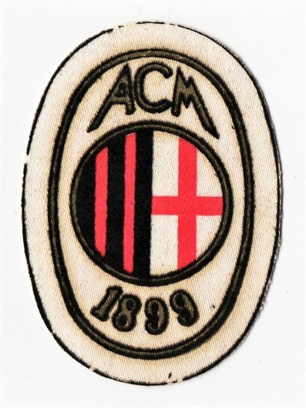 | Casa do Colecionador Futebol - Escudo = Patch - Banderart - Associazione Calcio Milan - Itália - Anos 70