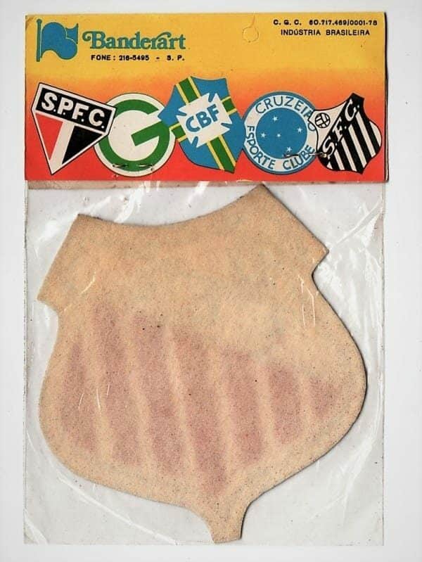 | Casa do Colecionador Futebol - Escudo - Patch - Banderart - Esporte Clube Comercial de Campo Grande - Anos 70