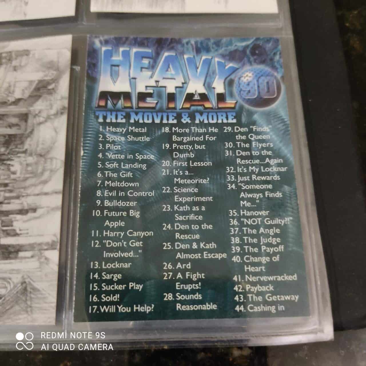 | Casa do Colecionador Heavy Metal - The Movie & More (Coleção Completa - Cards) 1996
