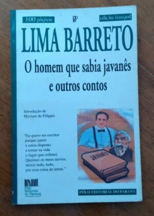 Livro Pep Lima Barreto / Homem que sabia Javanes e outros contos