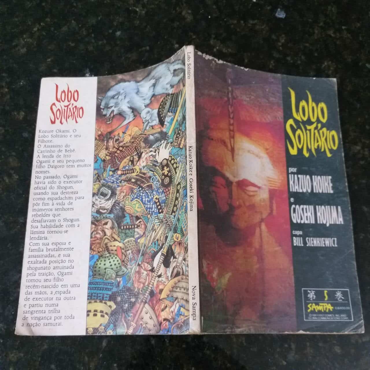 | Casa do Colecionador Lobo Solitário (1ª Série) Nº 05 (Editora Nova Sampa) Janeiro 1991 (Mangá)