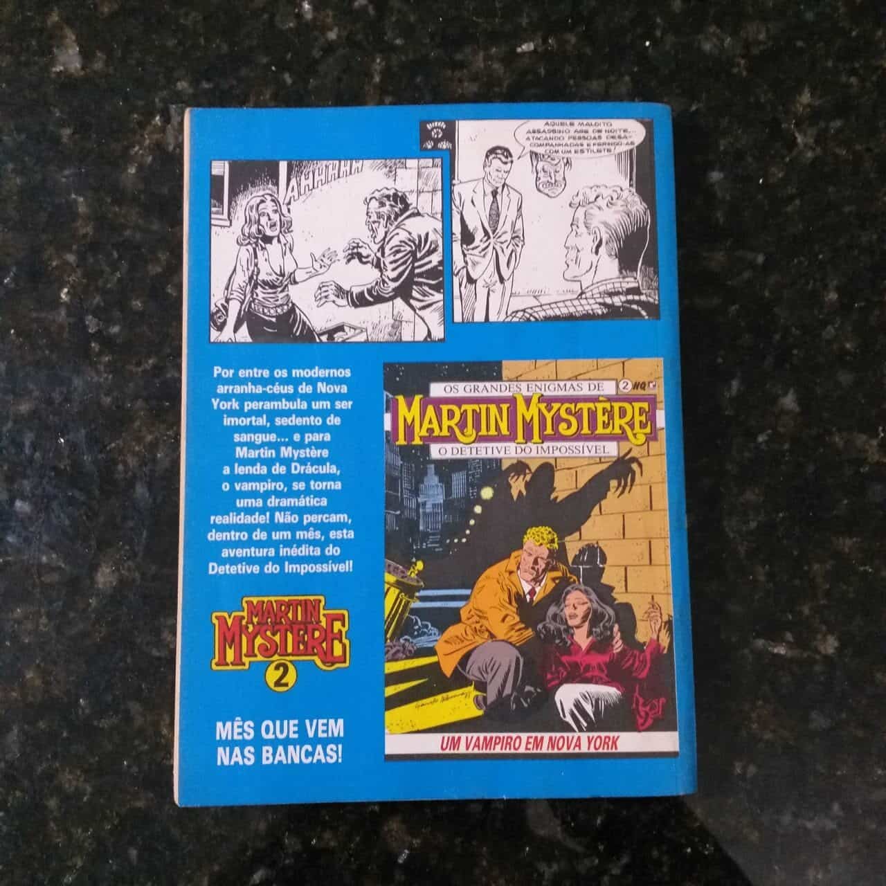 | Casa do Colecionador Martin Mystere Nº 01 (Editora Record) Outubro 1990 (HQ)