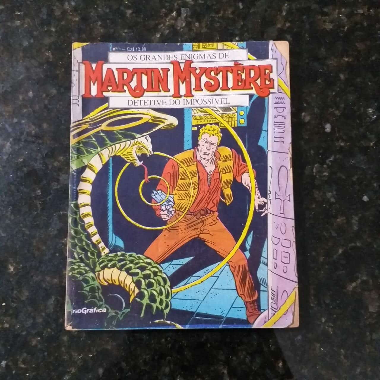 Martin Mystere Nº 01 (Editora Rio Gráfica - RGE) Novembro 1986 (HQ)