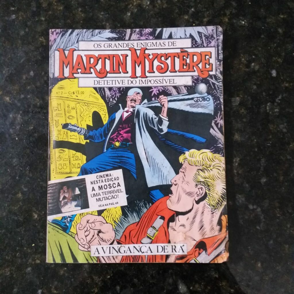 Martin Mystere Nº 02 - A Vingança de Rá (Editora Globo) Março 1987 (HQ)