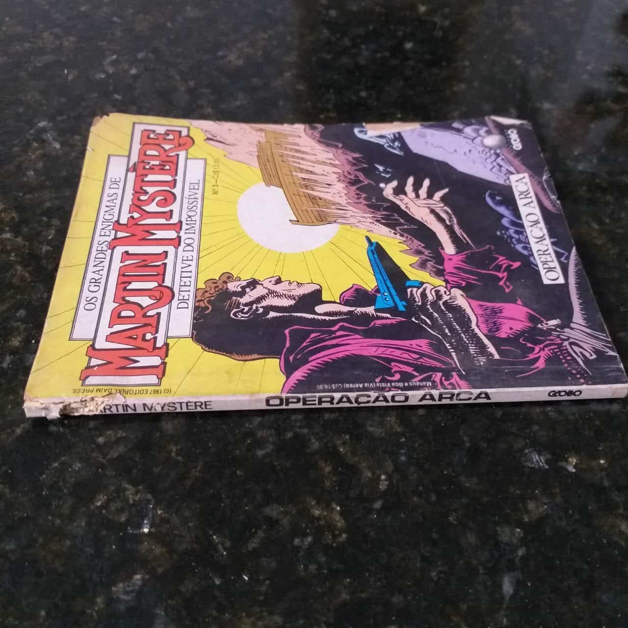 | Casa do Colecionador Martin Mystere Nº 03 - Operação Arca (Editora Globo) Abril 1987 (HQ)