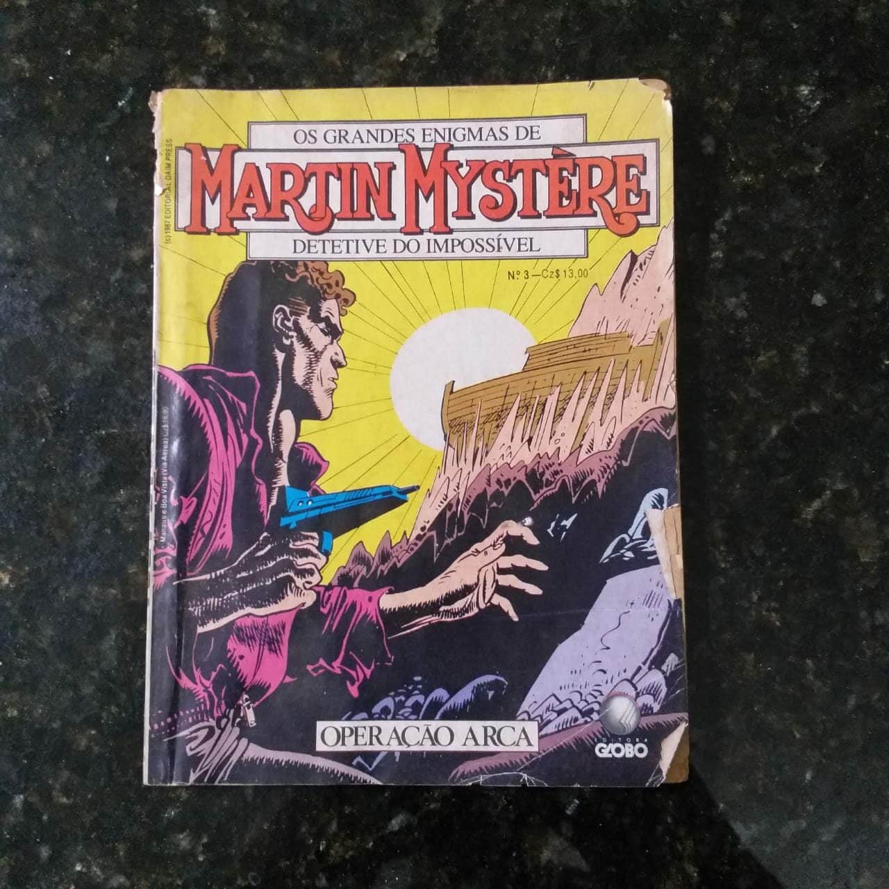 | Casa do Colecionador Martin Mystere Nº 03 - Operação Arca (Editora Globo) Abril 1987 (HQ)