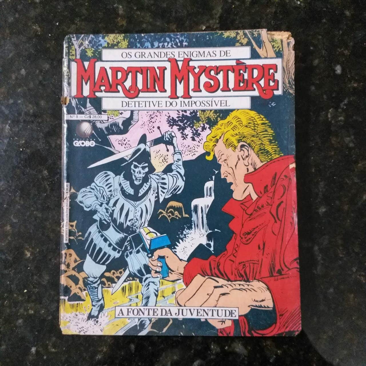 Martin Mystere Nº 08 - A Fonte da Juventude (Editora Globo) Setembro 1987 (HQ)