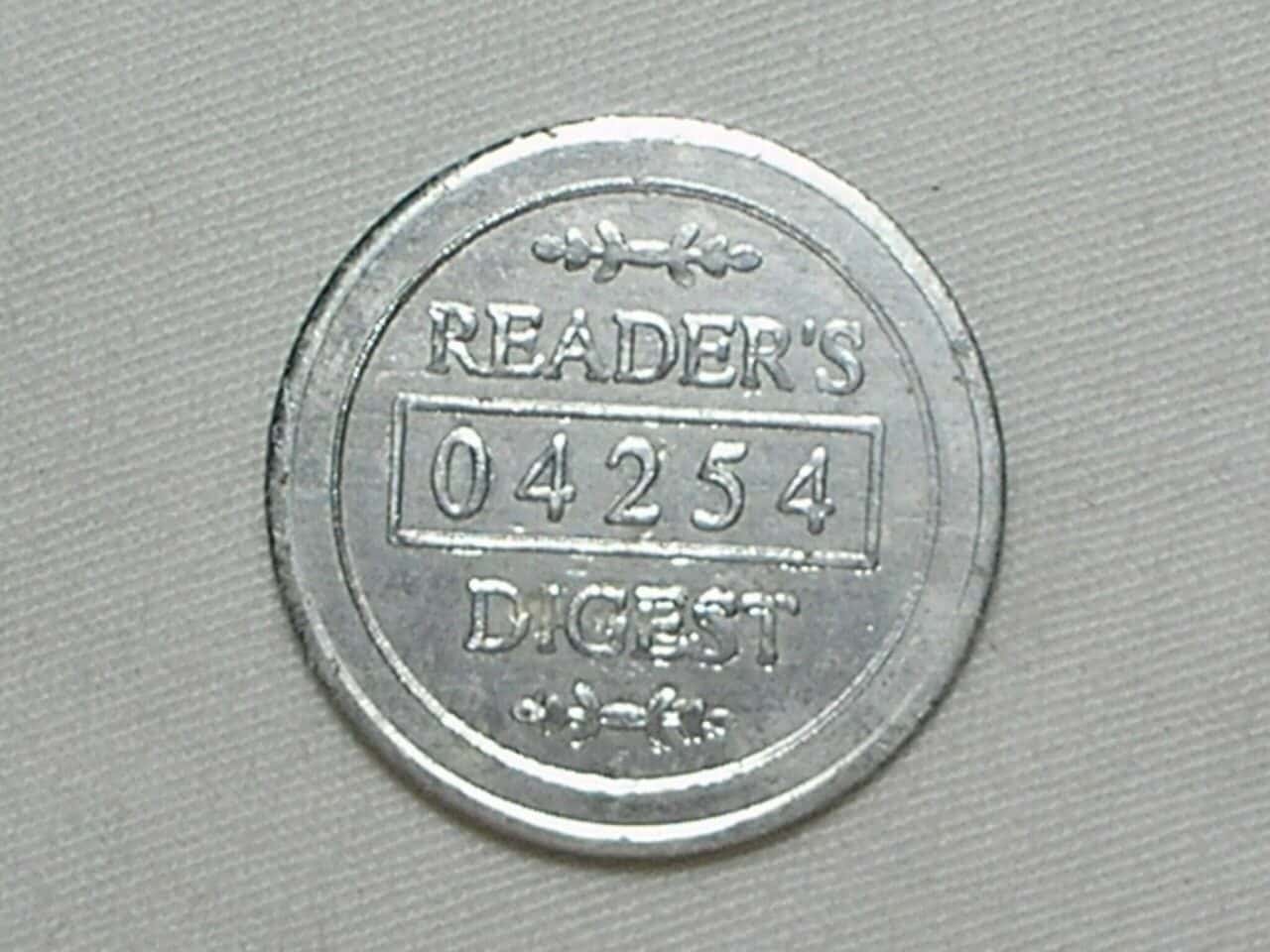 | Casa do Colecionador Medalha Readers Digest - 04254 / Aluminio com 30mm diam. / S/Fc
