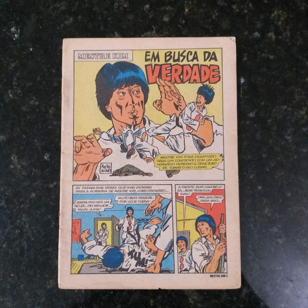 Mestre Kim Nº 01 (Editora Bloch) 1989 (HQ)