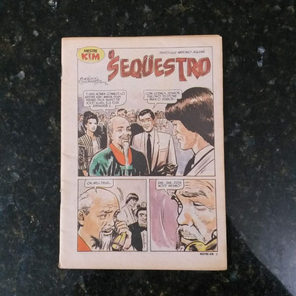 Mestre Kim Nº 05 (Editora Bloch) 1990 (HQ)