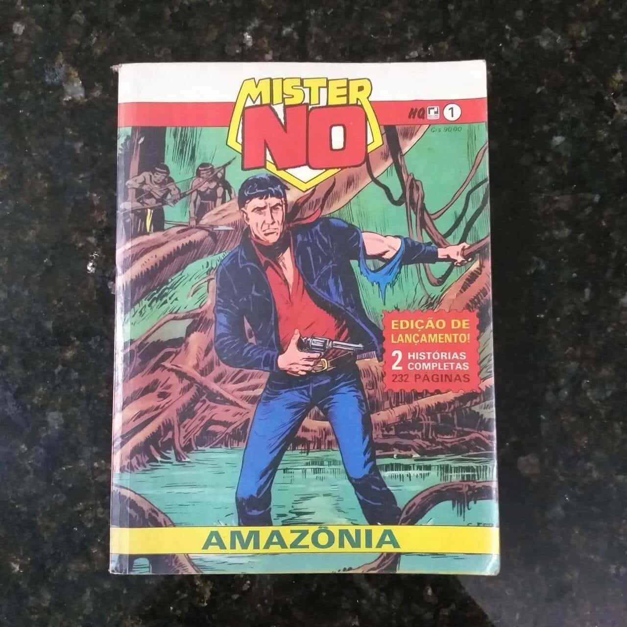 Mister NO Nº 01 - Amazônia (Editora Record) Setembro 1990 (HQ)