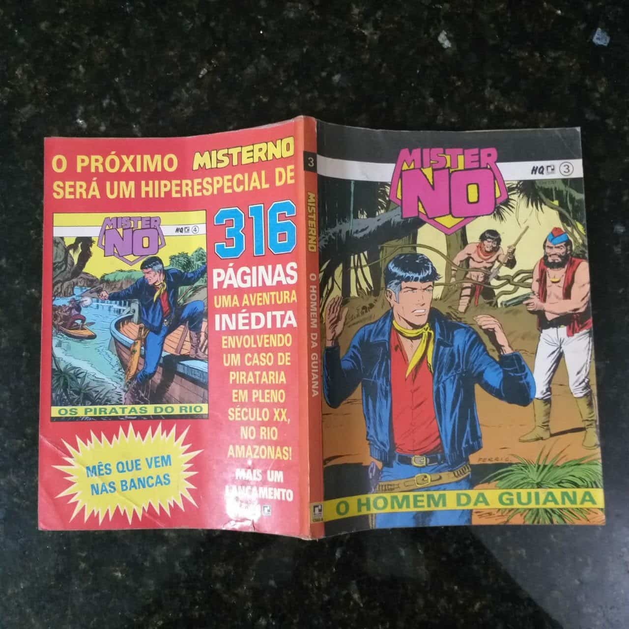 | Casa do Colecionador Mister NO Nº 03 - O Homem da Guiana (Editora Record) Novembro 1990 (HQ)