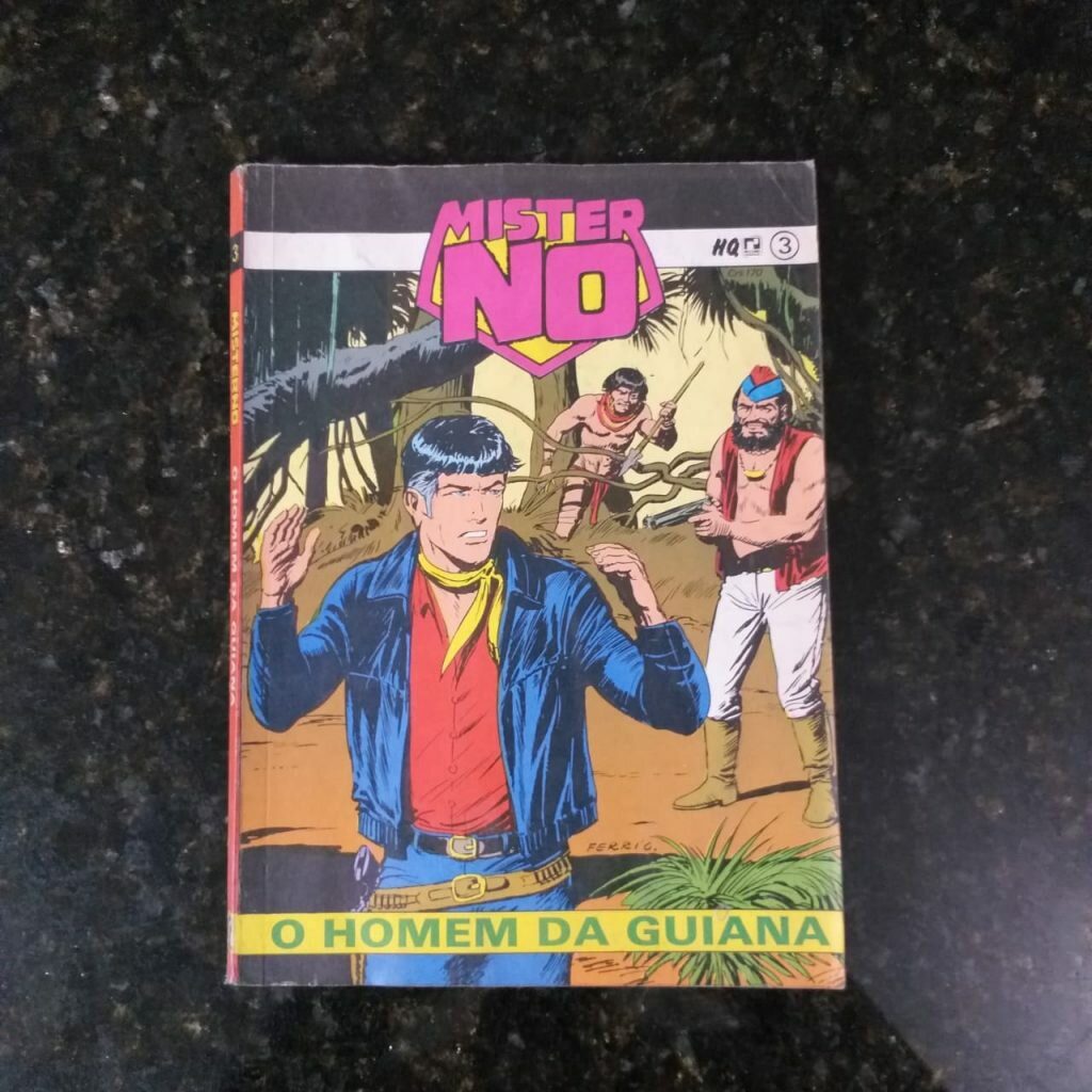 Mister NO Nº 03 - O Homem da Guiana (Editora Record) Novembro 1990 (HQ)