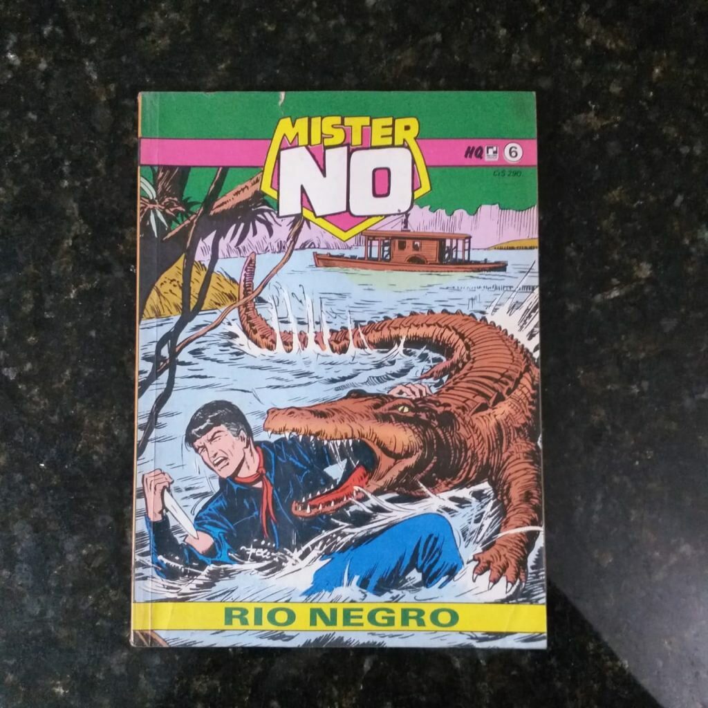 Mister NO Nº 06 - Rio Negro (Editora Record) Março 1991 (HQ)