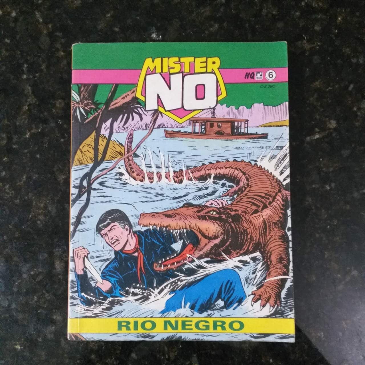 Mister NO Nº 06 - Rio Negro (Editora Record) Março 1991 (HQ)