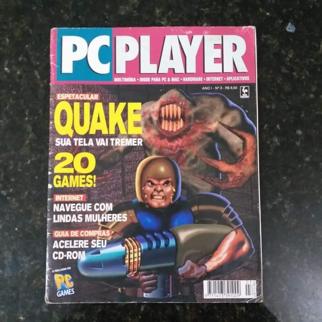 PC Player Nº 03 - Capa Quake - Julho 1996 (Revista)