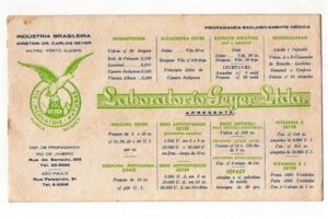 Propaganda Antiga - Mata Borrao - Memorabilia Industria Farmaceutica - Linha Medicamentos - Laboratorio Geyer - Anos 50