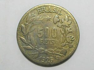 Raríssima peça Falsa clássica da época) 500 Réis - 1926 (foi cobiçada pelos antigos colecionadres para completar a coleção) - chegou a circular como verdadeira