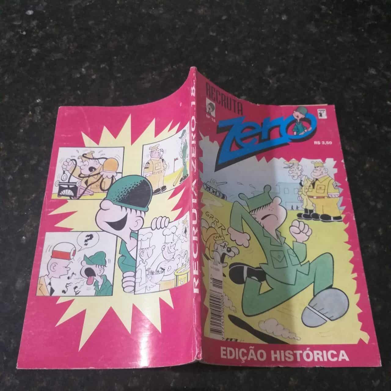 | Casa do Colecionador Recruta Zero Edição Histórica Nº 18 (Editora Saber) Setembro 1996