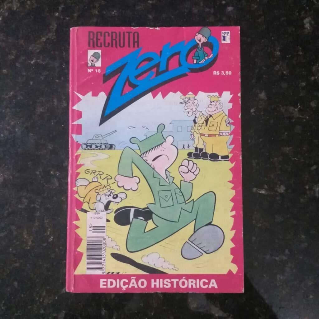 | Casa do Colecionador Recruta Zero Edição Histórica Nº 18 (Editora Saber) Setembro 1996