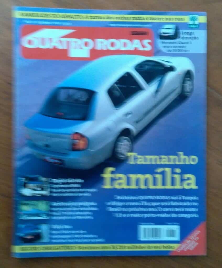 | Casa do Colecionador Revista Abril Quatro Rodas 473 1999 / ClioTamanho Familia Palio Audi TT