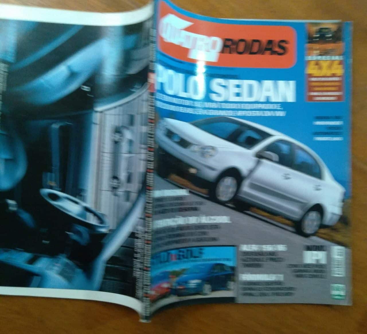 | Casa do Colecionador Revista Abril Quatro Rodas 506 2002 / Polo Sedan Alfa 156 Meriva Parati
