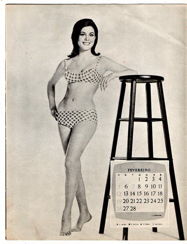 | Casa do Colecionador Revista Calendario Hollywood - Calendario Erotico - 1967